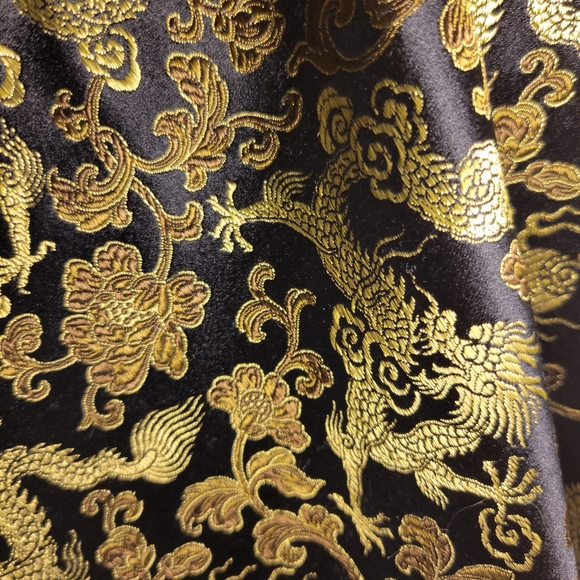 Daniel & Rebecca gold dragon skirt - Picture 5 of 7